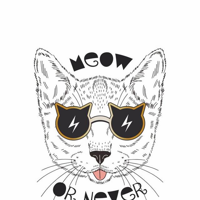 卡通猫素材