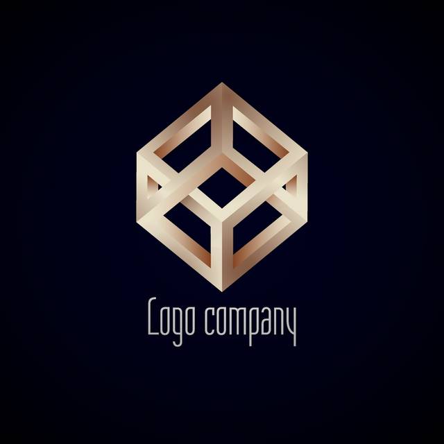 立体金属色创意logo