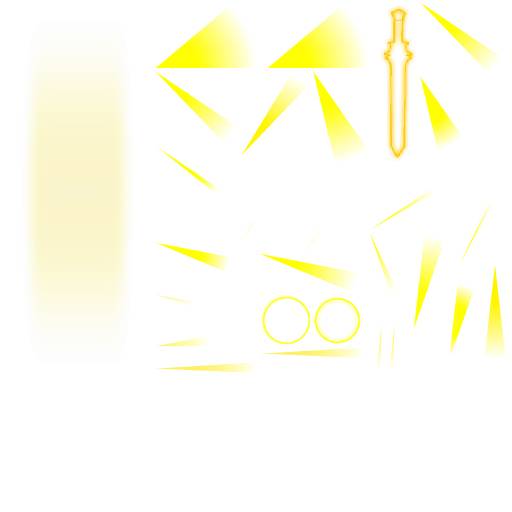 金黄色光线游戏光效素材