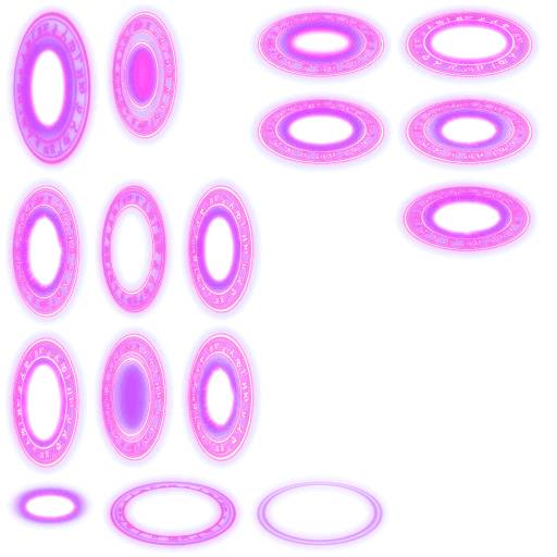紫色圆环游戏特效素材