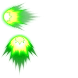 爆炸绿光游戏光效素材 图品汇