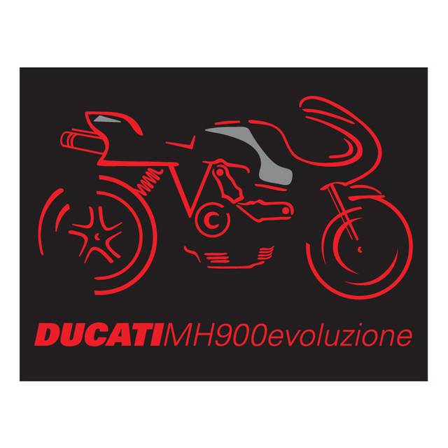 红色摩托车汽车logo