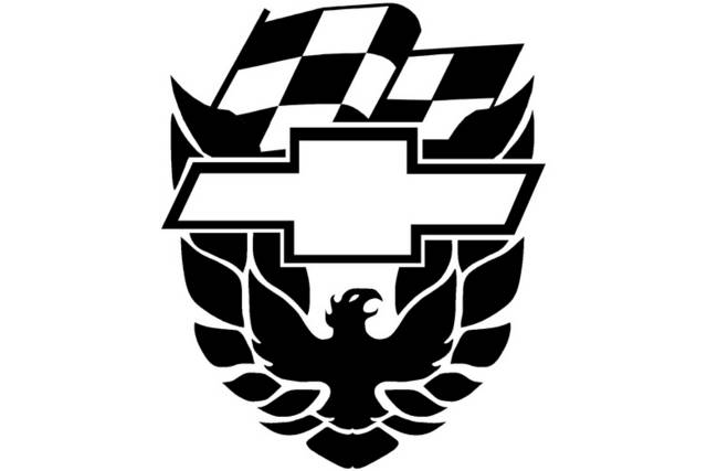 盾牌黑色小鸟汽车logo