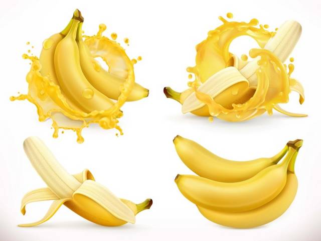 香蕉水果矢量元素
