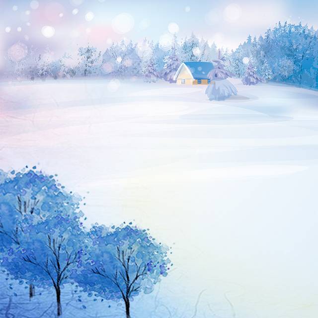 雪地电商主图背景
