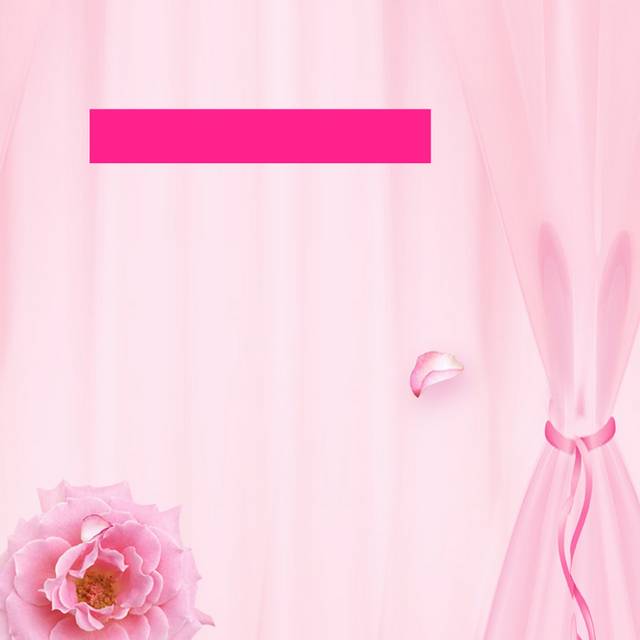 粉色花朵电商主图背景