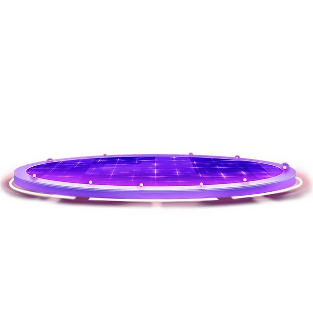 炫彩紫色漂浮素材