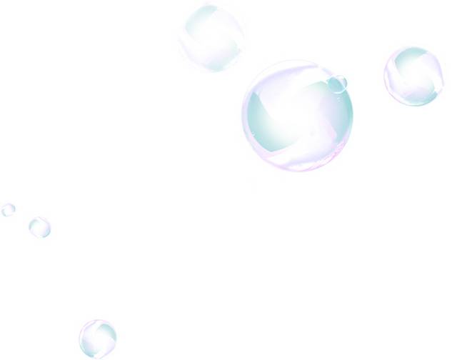 透明气泡漂浮素材