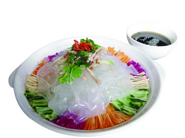 美味东北大拉皮美食图片