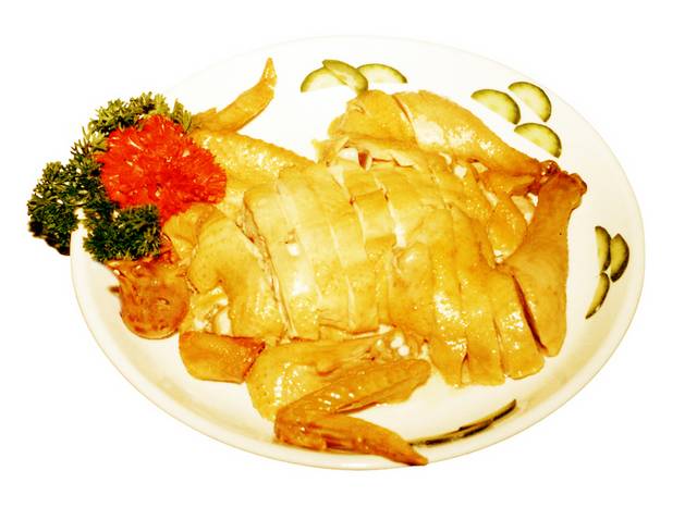 广东盐焗鸡美食图片