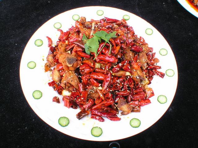 美味辣子鸡菜品图片