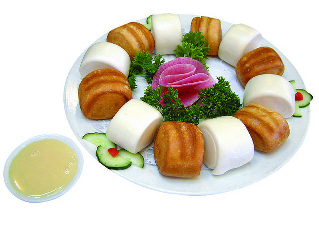 金银馒头美食图片