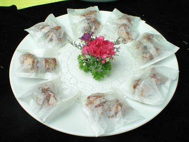 凤城纸包鸡图片