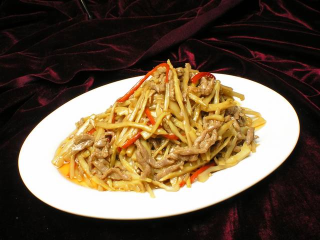干笋牛肉丝图片