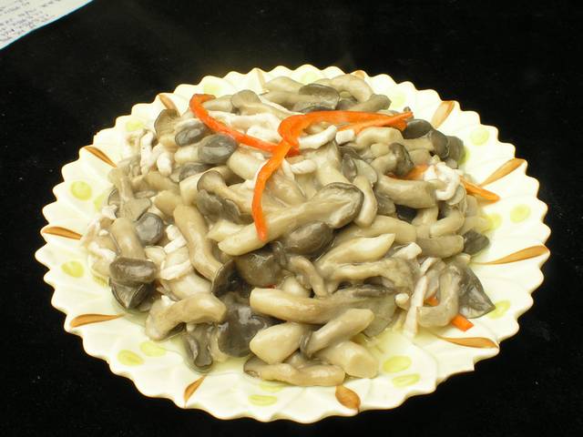 姬菇炒肉丝图片