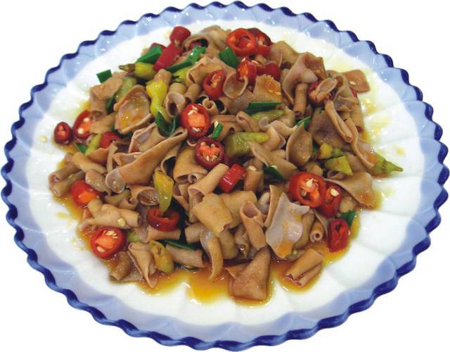 小炒鸭肠图片