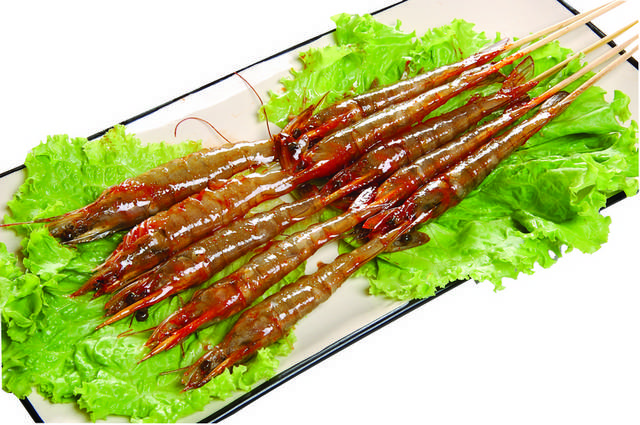 青虾串图片