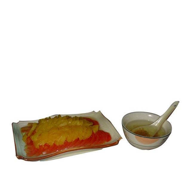 西红柿拌菠萝图片