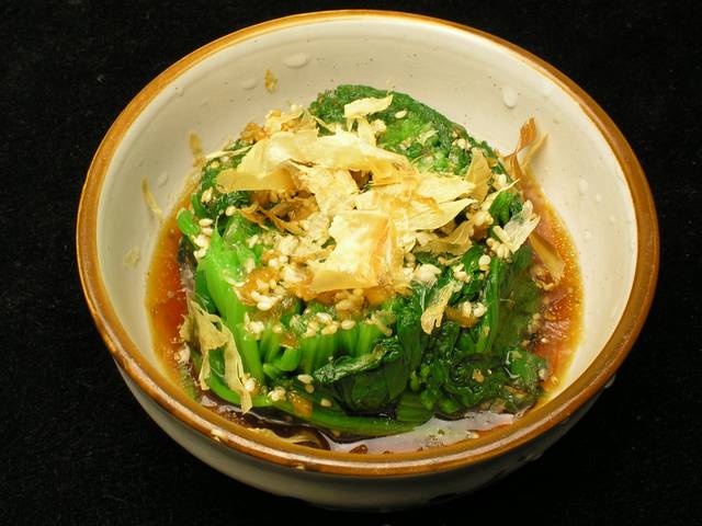 日式菠菜图片
