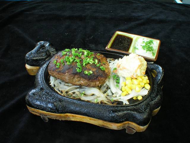 日式汉堡图片