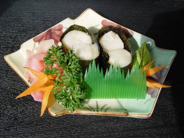 扇贝寿司图片