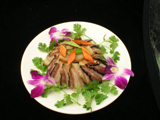 豆豉蒸腊肉图片