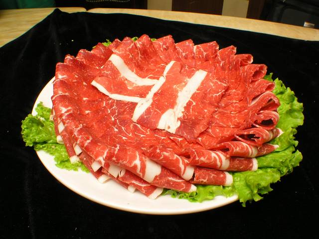 美食肥牛牛肉卷图片