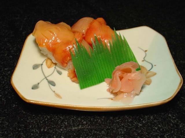 赤贝寿司美食图片