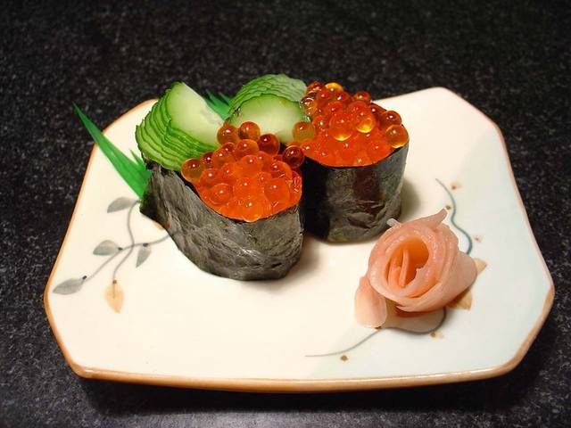 红鱼籽寿司图片素材