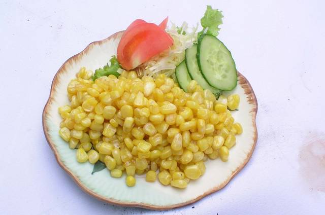 黄油玉米素材图片