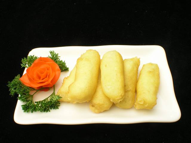 脆炸鲜奶食物图片