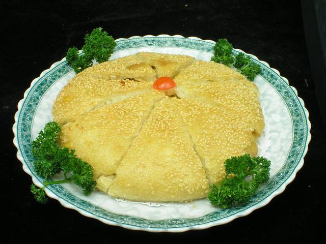 创意黄金大饼图片