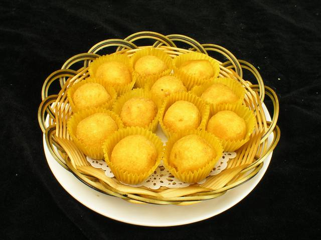 黄金南瓜球食品图片
