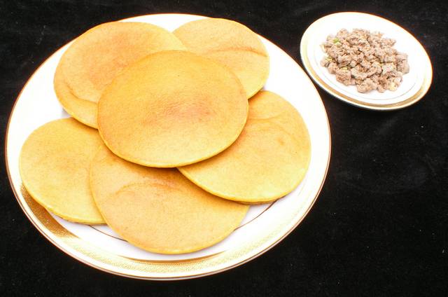 黄金玉米饼食品图片