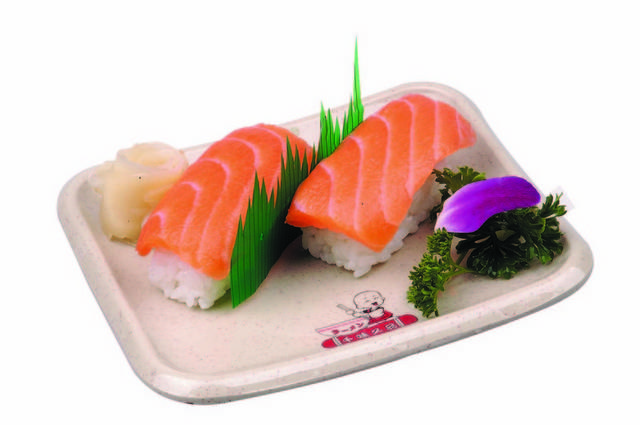 三文鱼寿司美食图片