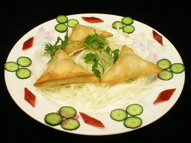 咖喱角食物图片