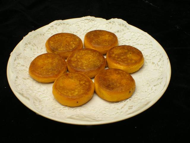 南瓜饼简约食物图片