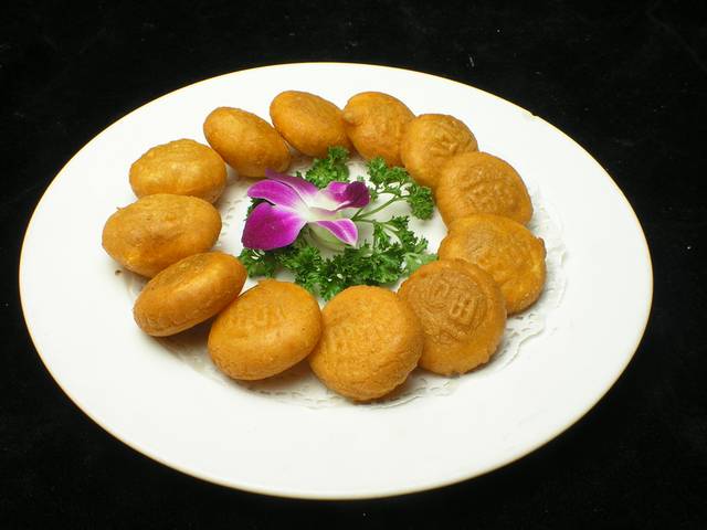 南瓜饼食物图片