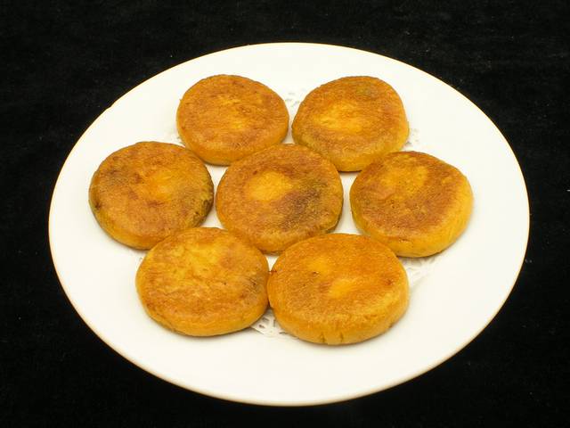 简朴南瓜饼食物图片