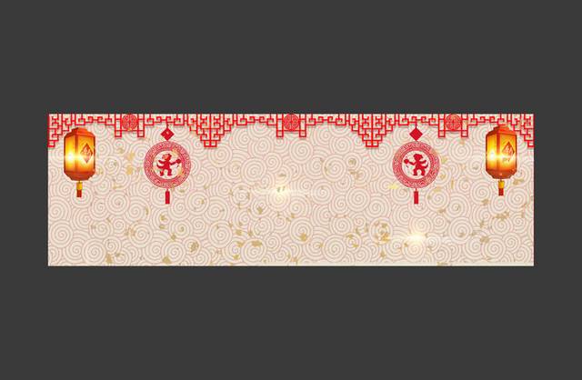 中国风banner背景模板