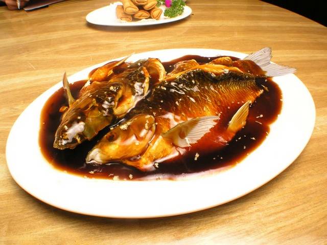 美味餐饮西湖醋鱼图片