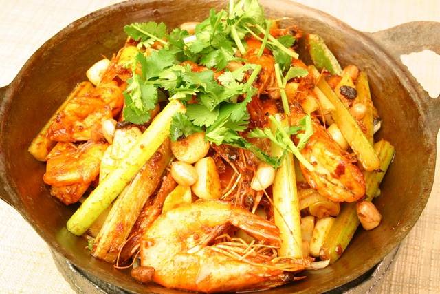 香锅虾菜品图片