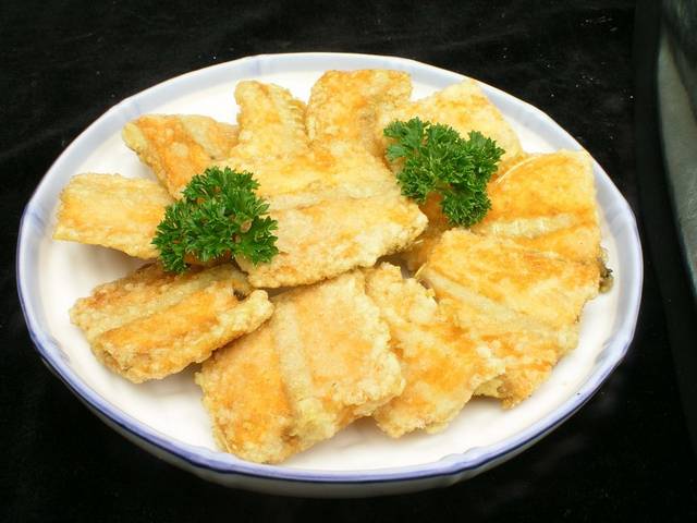 香酥三文鱼排图片