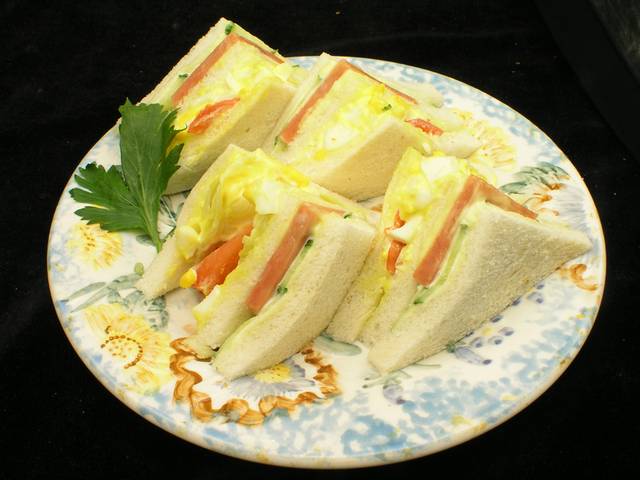 什锦三明治食品图片