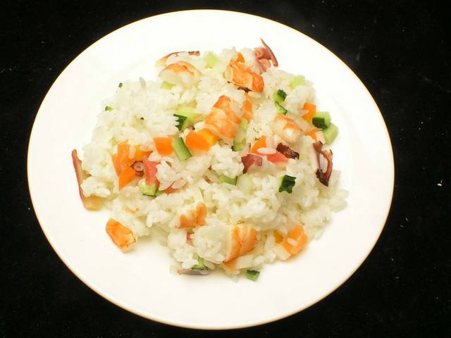 海鲜炒饭图片5