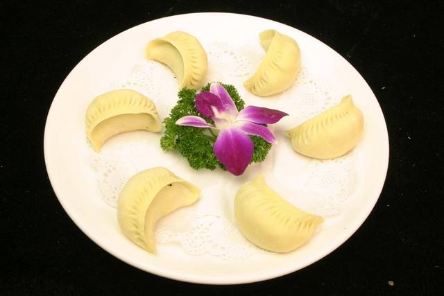 香菇小白菜蒸饺食品图片