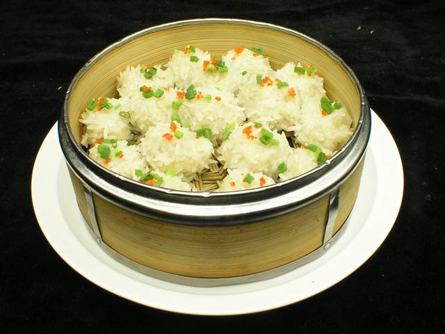 珍珠豆腐丸食品图片