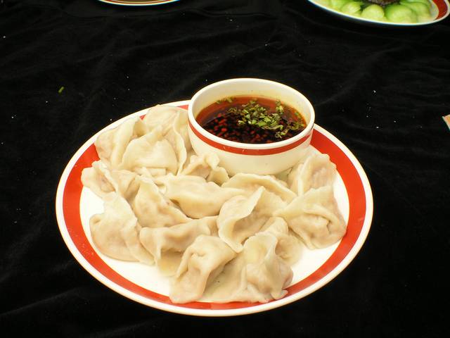 红油水饺食品图片