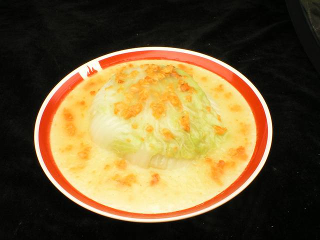 蟹黄白菜图片