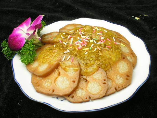 桂花糯米藕美食图片